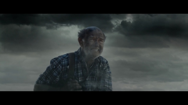Video Reference: sky, atmosphere, screenshot, darkness, geological phenomenon, cloud, smoke, film, midnight, meteorological phenomenon, Person