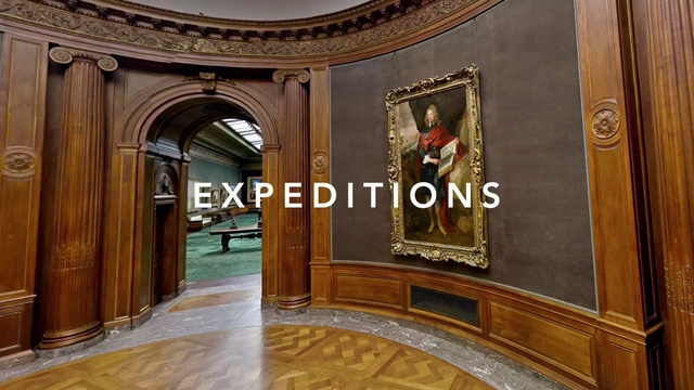 Video Reference: Holy places, Architecture, Wall, Room, Molding, Floor, Building, Arch, Flooring, Art, Person