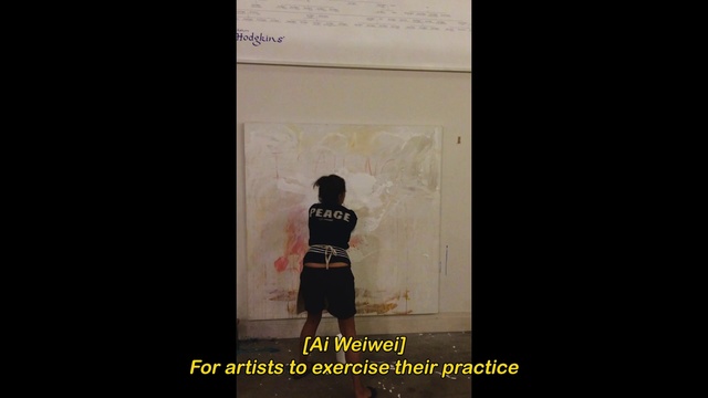 Video Reference: Black, Text, Wall, Font, Visual arts, Photography, Art