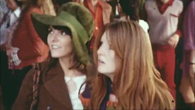 Video Reference: Hair, People, Fun, Hat, Blond, Headgear, Event, Brown hair, Long hair, Fashion accessory, Person
