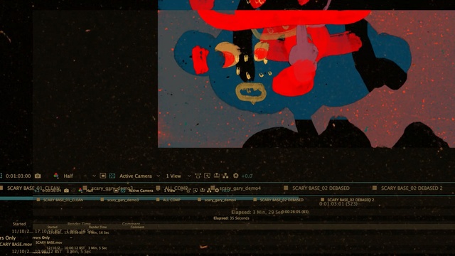 Video Reference: text, night, sky, screenshot, poster, darkness, font, graphic design, space, midnight, Person