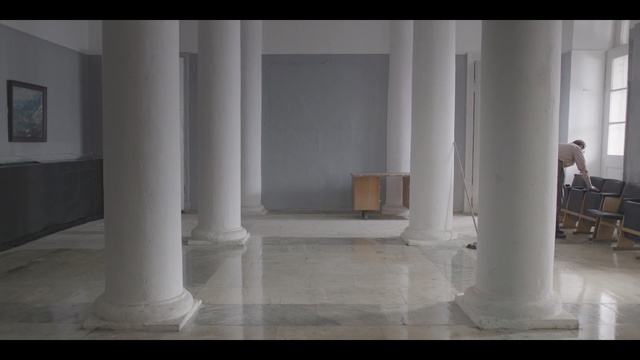 Video Reference: Column, Floor, Flooring, Room, Architecture, Building, Marble