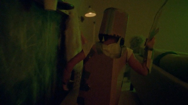 Video Reference: Green, Black, Photograph, Light, Ceiling, Room, Fun, Snapshot, Wall, Darkness