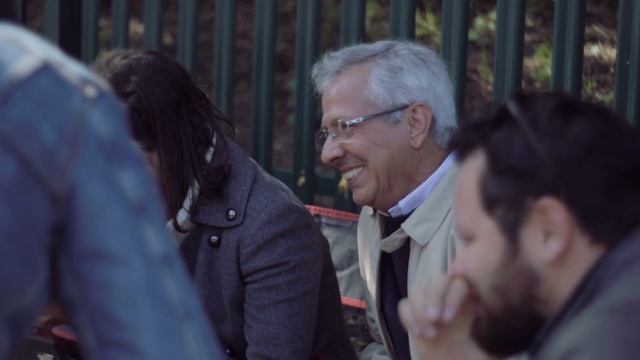 Video Reference: Community, Adaptation, Human, Event, Conversation, Glasses, Person