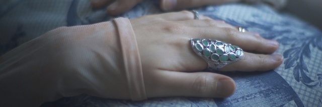 Video Reference: jewellery, finger, hand, ring, nail, arm, turquoise, girl, thumb