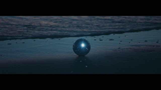 Video Reference: water, atmosphere, sea, calm, moonlight, ocean, darkness, sphere, horizon, wave