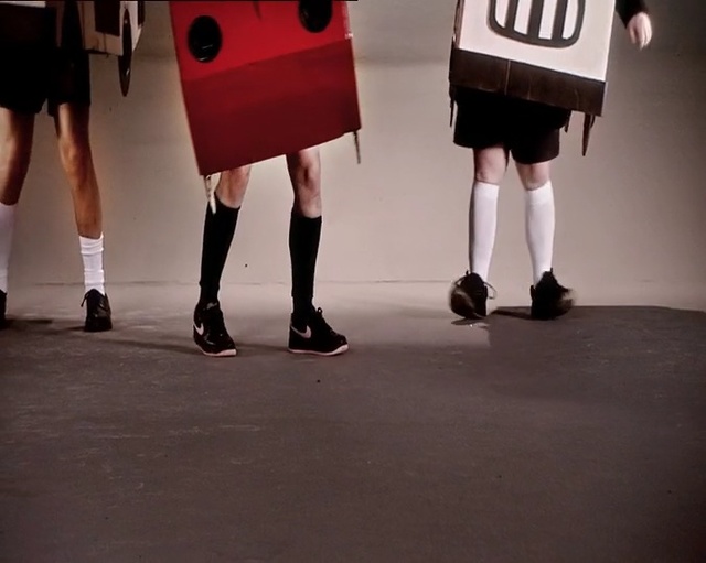 Video Reference: footwear, shoe, leg, fashion, girl, flooring, joint, Person