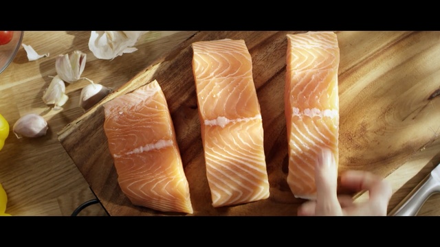 Video Reference: Food, Dish, Cuisine, Smoked salmon, Sashimi