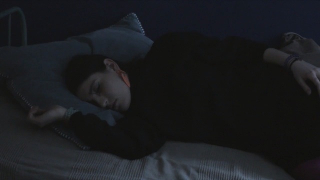 Video Reference: Black, Sleep, Darkness, Nap, Sky, Leg, Bed, Night, Comfort, Hand