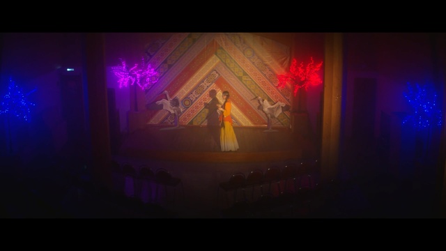 Video Reference: Light, Stage, Purple, Performance, Visual effect lighting, Magenta, Music venue, Performance art, Darkness, Music