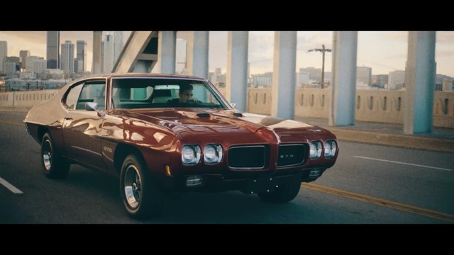 Video Reference: car, vehicle, motor vehicle, automotive design, pontiac gto, muscle car, full size car, classic car, automotive exterior, compact car