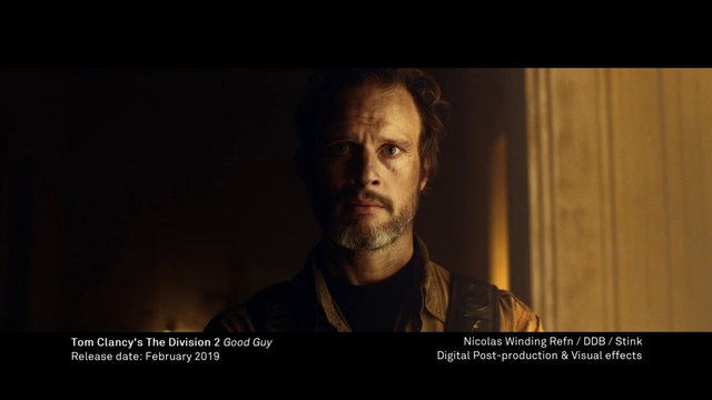 Video Reference: Movie, Facial hair, Head, Nose, Darkness, Human, Beard, Chin, Action film, Photo caption