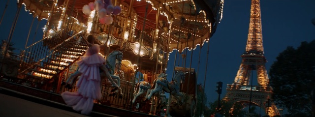 Video Reference: tourist attraction, amusement park, landmark, amusement ride, night, metropolis, lighting, sky, darkness, recreation