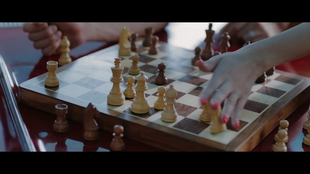 Video Reference: Chessboard, Indoor games and sports, Games, Board game, Chess, Recreation, Tabletop game, Table, Play, Hand