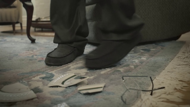 Video Reference: Footwear, Shoe, Floor, Leg, Flooring, Tile, Human body, Human leg, Ankle, Foot