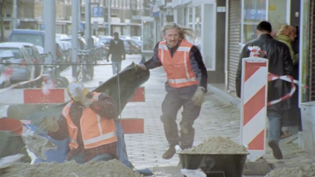 Video Reference: bricklayer, recreation, Person