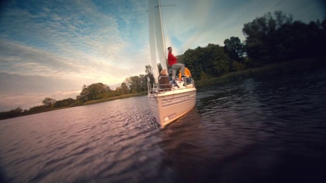 Video Reference: Water transportation, Boat, Vehicle, Sailing, Sky, Waterway, Sail, Sailboat, Watercraft, Calm