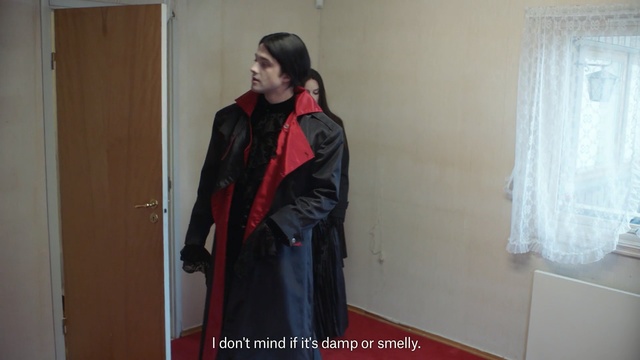 Video Reference: Clothing, Outerwear, Jacket, Coat, Leather, Textile, Leather jacket, Trench coat, Formal wear, Costume, Person