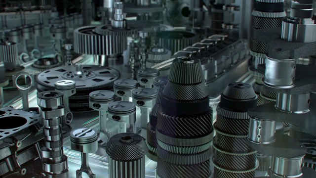 Video Reference: product, engineering, metal, engine, industry, metropolis, product, technology, auto part, machine, Person