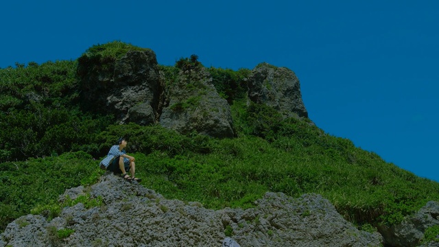 Video Reference: vegetation, sky, mountain, rock, nature reserve, mountainous landforms, wilderness, ridge, mount scenery, escarpment