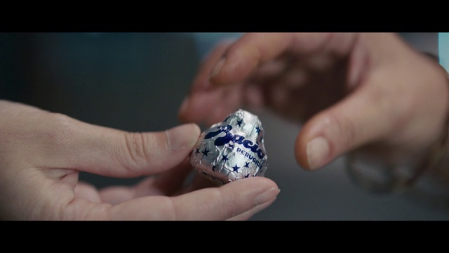 Video Reference: Natural material, Gesture, Finger, Thumb, Nail, Font, Electric blue, Fashion accessory, Creative arts, Art