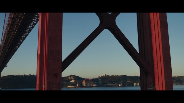 Video Reference: Bridge, Sky, Fixed link, Water, Horizon, Architecture, Skyway, Beam bridge, Evening, Nonbuilding structure