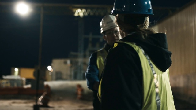 Video Reference: Helmet, Personal protective equipment, Headgear, Hard hat, Night, Firefighter