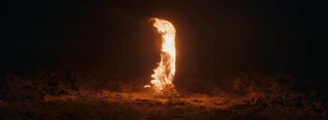 Video Reference: flame, heat, fire, bonfire, geological phenomenon, night, gas flare, darkness
