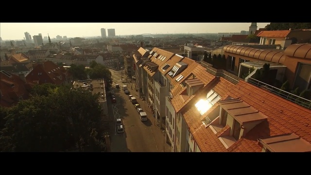 Video Reference: town, urban area, sky, city, residential area, screenshot, suburb, evening, night, roof