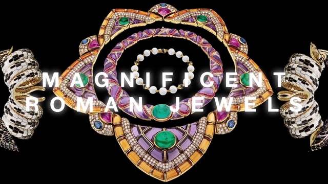 Video Reference: Jewellery, Fashion accessory, Gemstone, Diamond, Purple, Brooch, Font, Body jewelry, Emerald, Necklace
