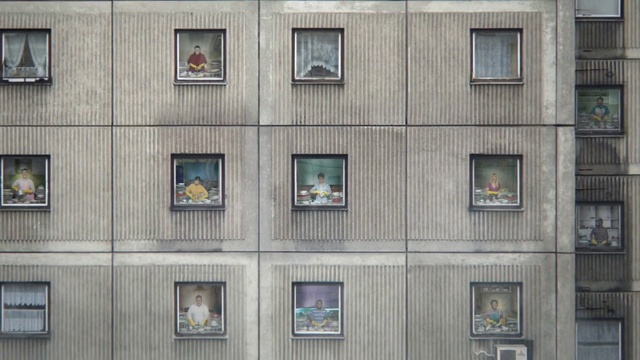 Video Reference: Facade, Wall, Architecture, Building, House, Window, Apartment, Symmetry