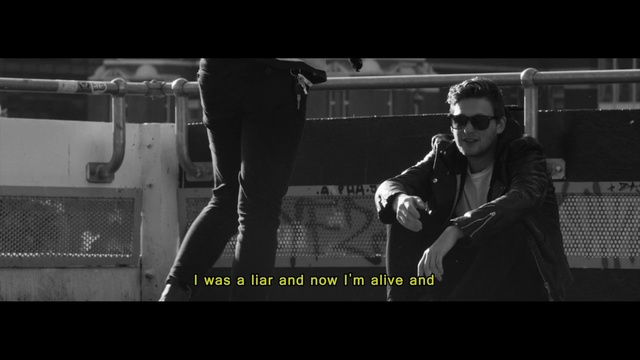 Video Reference: black, photograph, black and white, mode of transport, darkness, photography, snapshot, monochrome photography, monochrome, screenshot, Person