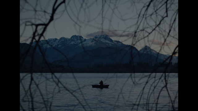 Video Reference: water, nature, sky, reflection, atmosphere, tree, darkness, branch, morning, photography, Person