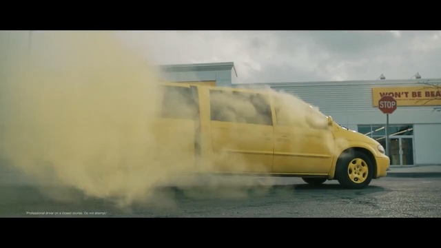 Video Reference: car, motor vehicle, vehicle, yellow, transport, mode of transport, vehicle door, automotive design, dust, smoke, Person