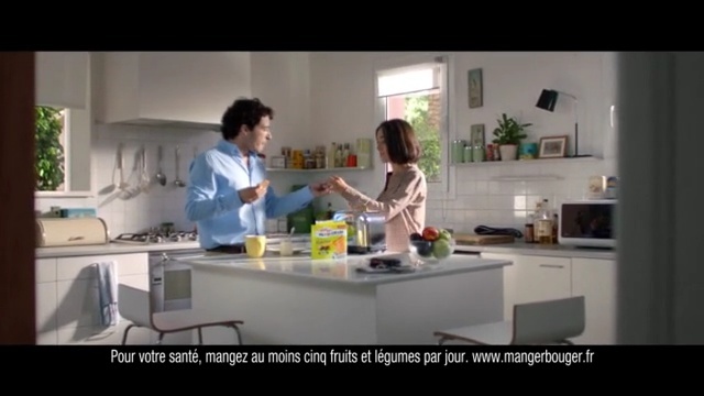 Video Reference: Kitchen, Room, Snapshot, Furniture, Table, Interior design, Chemistry, Countertop, Science, Sitting