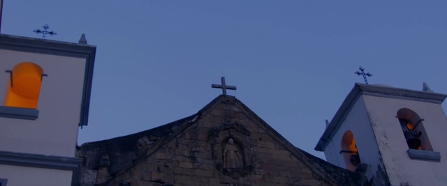 Video Reference: Sky, Church, Place of worship, Chapel, Architecture, Steeple, Cross, Building, Roof, Symbol