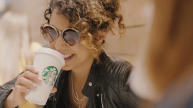 Video Reference: Hair, Eyewear, Glasses, Skin, Blond, Drinking, Lip, Vision care, Dairy, Drink