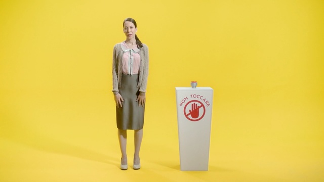 Video Reference: Yellow, Standing, Animation, Advertising, Art