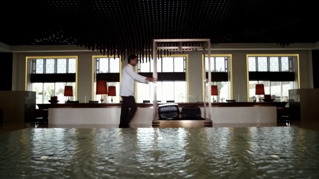 Video Reference: interior design, flooring, floor, window, furniture, lobby, table, loft