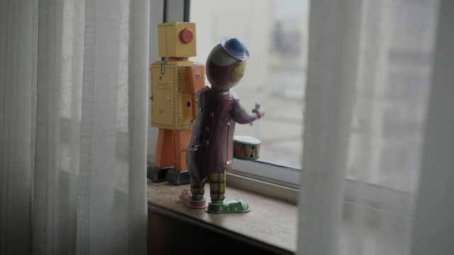 Video Reference: Window, Yellow, Standing, Child, Room, Wood, Glass, Door, Reflection