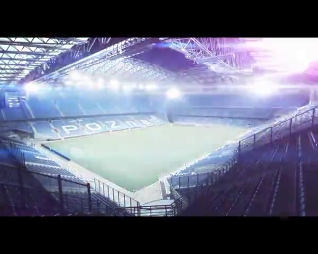 Video Reference: Stadium, Sport venue, Arena, Soccer-specific stadium, Atmosphere, Purple, Light, Sky, Architecture, Line