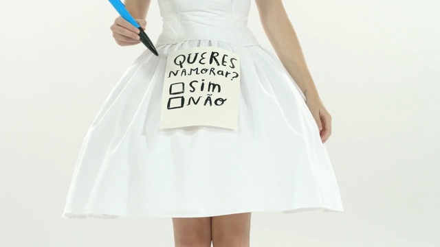 Video Reference: white, clothing, dress, shoulder, joint, girl, cocktail dress, pattern, gown, fashion design