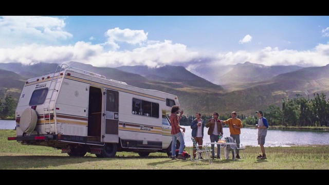 Video Reference: RV, Vehicle, Travel trailer, Transport, Sky, Highland, Car, Caravan, Mountain, Hill station