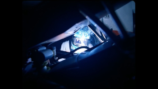 Video Reference: blue, technology, light, darkness, automotive design, reflection, automotive lighting, night, headlamp, computer wallpaper