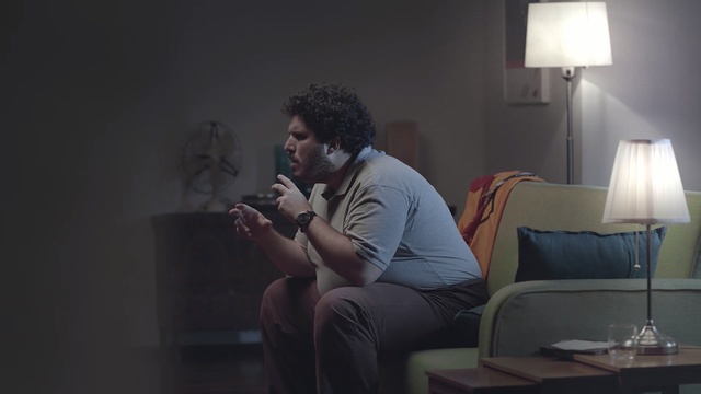 Video Reference: sitting, lighting, darkness, fun, girl, conversation, Person