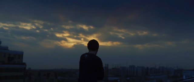 Video Reference: Sky, Blue, Cloud, Atmosphere, Atmospheric phenomenon, Evening, Horizon, Dusk, Morning, Darkness, Person