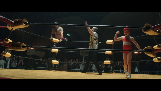 Video Reference: Sport venue, Boxing ring, Combat sport, Wrestling, Professional wrestling, Contact sport, Individual sports, Wrestler, Sports, Muscle