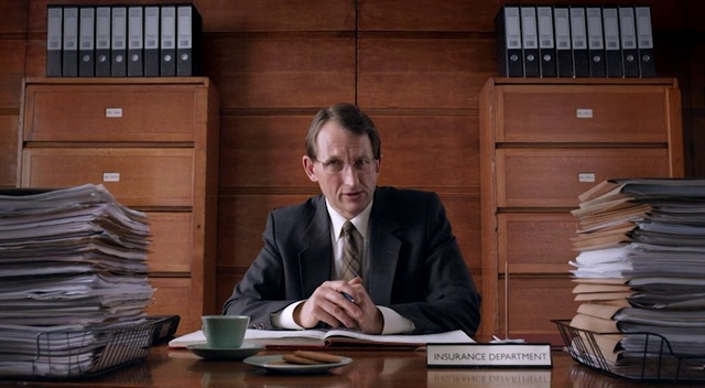 Video Reference: Official, Footwear, White-collar worker, Desk, Suit, Furniture, Shoe, Business, Lawyer, Employment