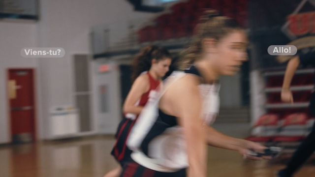 Video Reference: Basketball, Basketball player, Sports, Muscle, Sport venue, Room, Basketball moves, Team sport, Competition event, Tournament