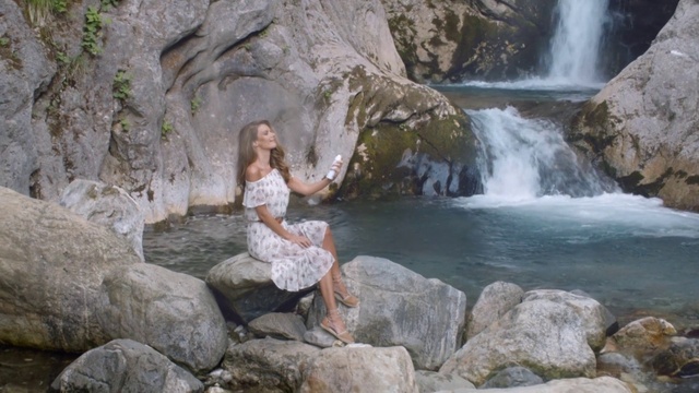 Video Reference: Nature, Water, Water resources, Waterfall, Natural landscape, Watercourse, Stream, Rock, Spring, Water feature